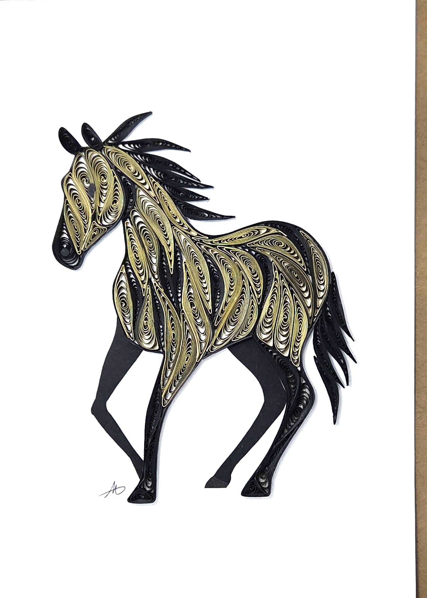 #226 K - Black Horse